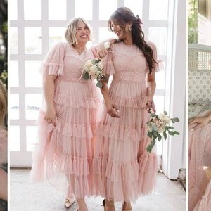 NWOT whimsical blush dress 3x